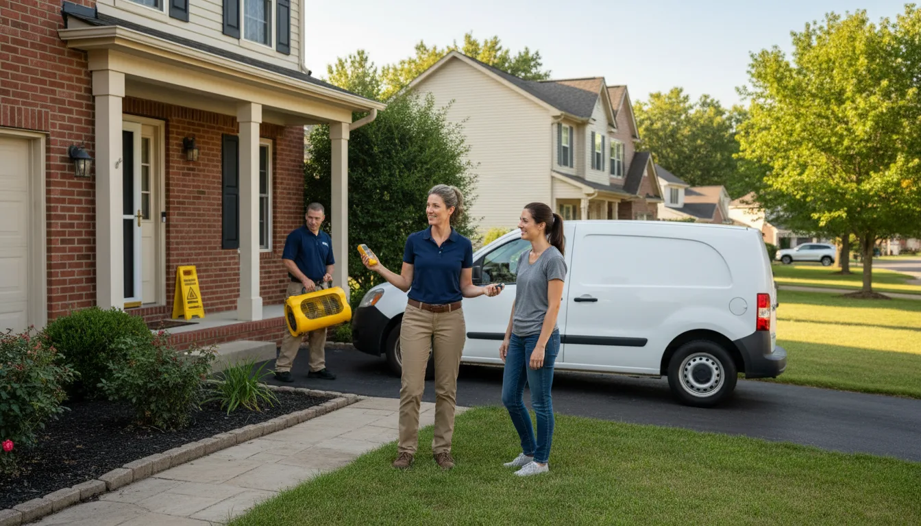 Water restoration image for Water Damage & Restoration Services in Jackson, KY